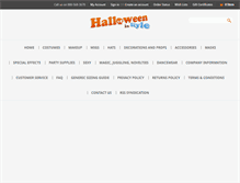Tablet Screenshot of halloweeninstyle.com